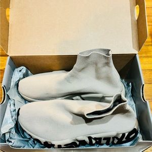 Nude and black women balenciaga sneakers